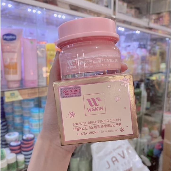 Kem dưỡng trắng da nâng tông mờ nám Wskin Snowise Brightening Cream 50ml