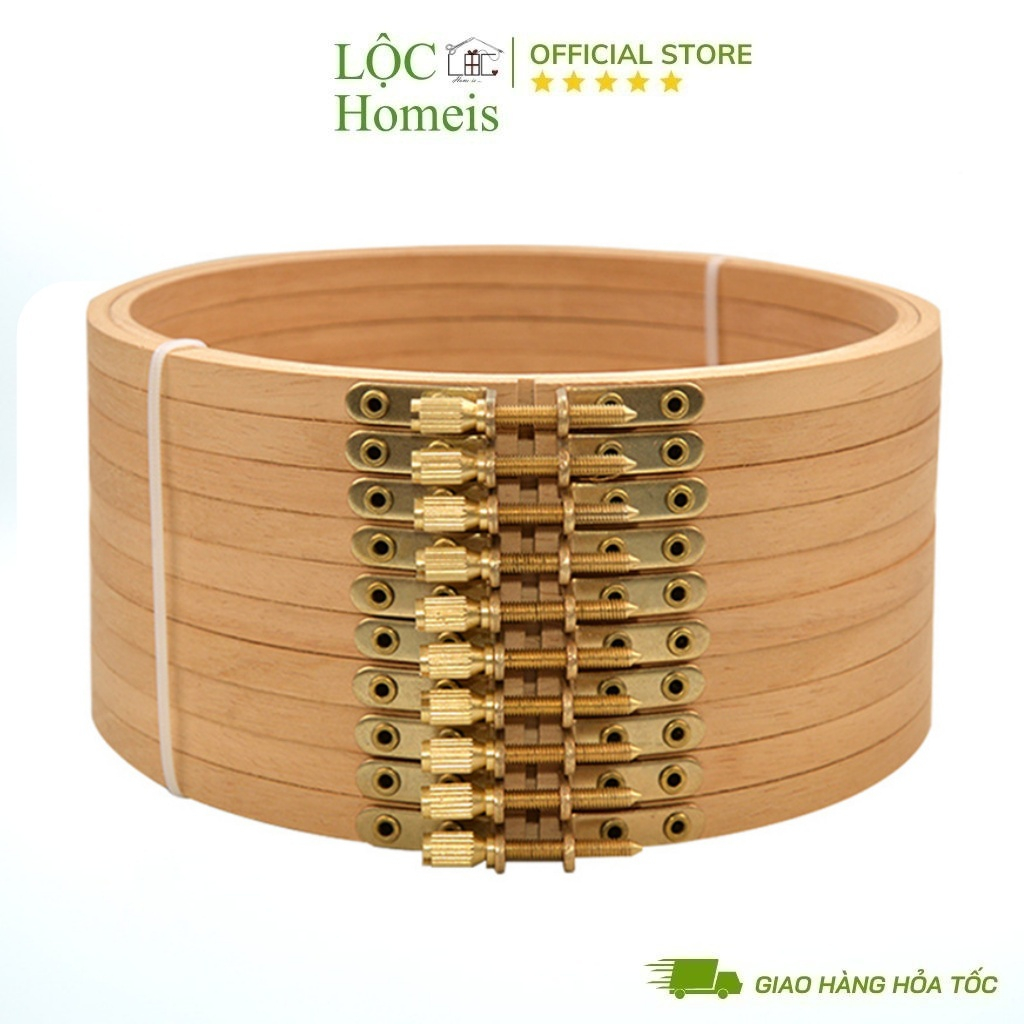 Khung Thêu Gỗ Sồi Cao Cấp Full Size - Hàng Loại II - LỘC Homeis