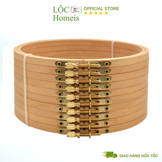 Hàng Loại II - Khung Thêu Gỗ Sồi Cao Cấp Full Size LỘC Homeis