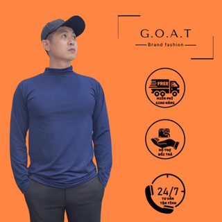 Áo Giữ Nhiệt, Áo ngủ Nam Thu Đông loại đẹp. Cổ lửng. Chất đanh và dày co giãn 4 chiều mặc ấm áp.