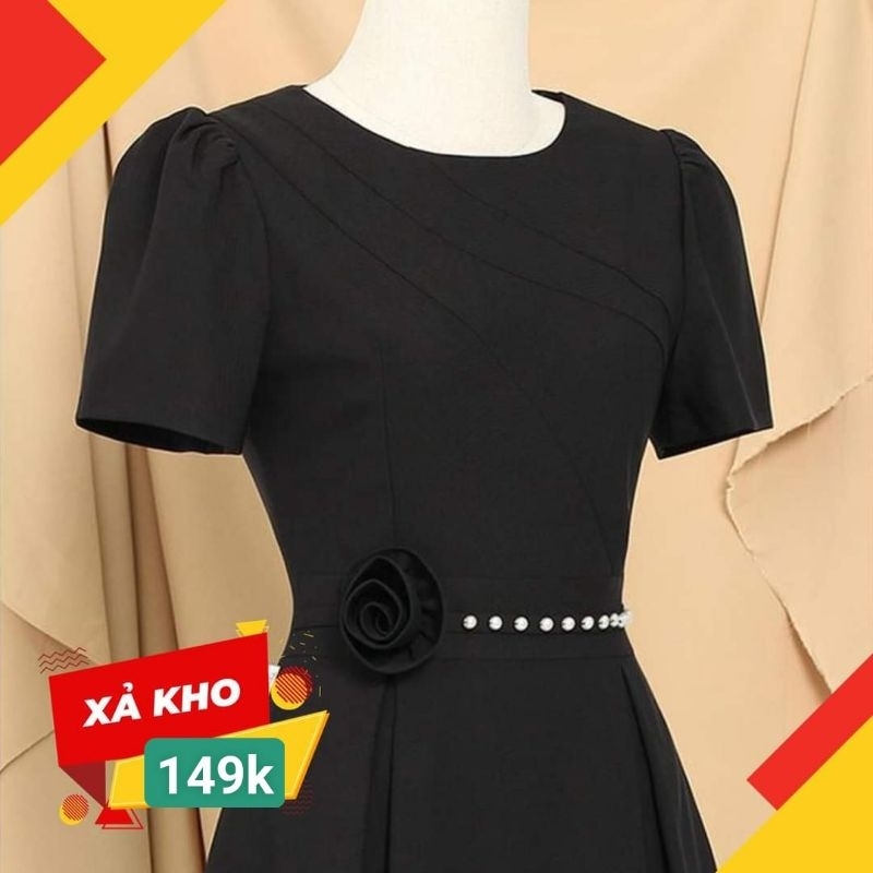 Đầm phối công sở cao cấp