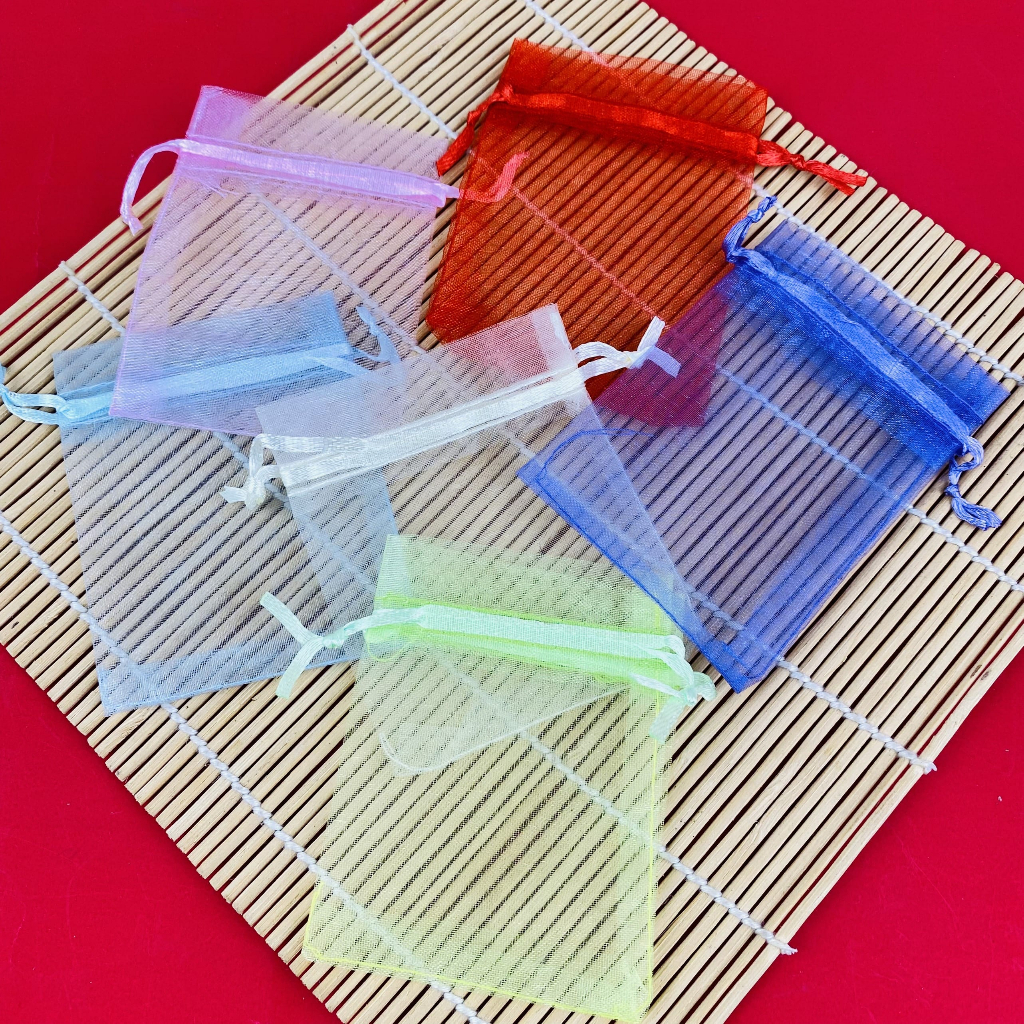 Túi vải voan 7cm*9cm đựng đồ trang trí decor trang sức đá đồ handmade- Góc nhà Ớt