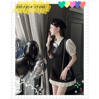 [BIGSIZE ẢNH + VIDEO THẬT] - Đầm đen bigsize - đầm tiểu thư bigsize - đầm bigsize