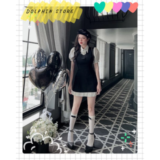 [BIGSIZE ẢNH + VIDEO THẬT] - Đầm đen bigsize - đầm tiểu thư bigsize - đầm bigsize