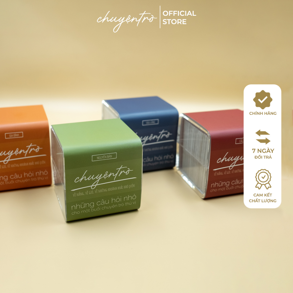 Bộ thẻ câu hỏi Chuyện Trò ngẫu nhiên - Chuyentro.vn