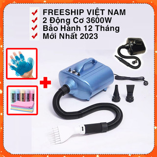 Máy Sấy Lông Cho Chó 2 Mô Tơ 3600W New Model 2023 (Các Bạn Chat Với Shop Lấy Mã FreeShip Extra Nhé)