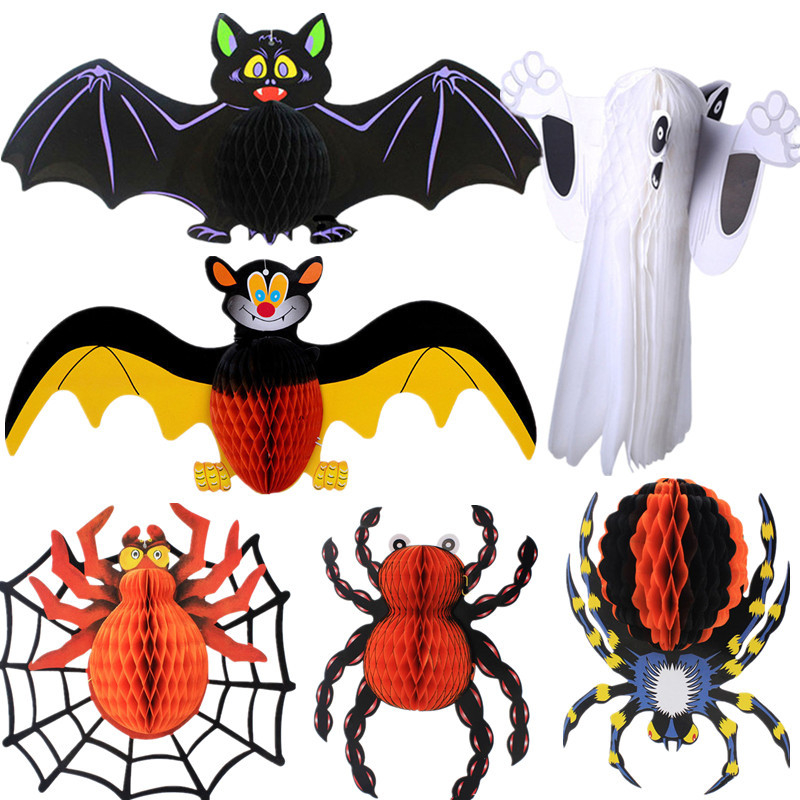 Set Đồ Trang Trí Halloween Hóa Trang Bí Ngô Con Ma