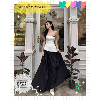 [BIGSIZE ẢNH THẬT] - Đầm cúp ngực bigsize - đầm dài bigsize - đầm đi tiệc bigsize