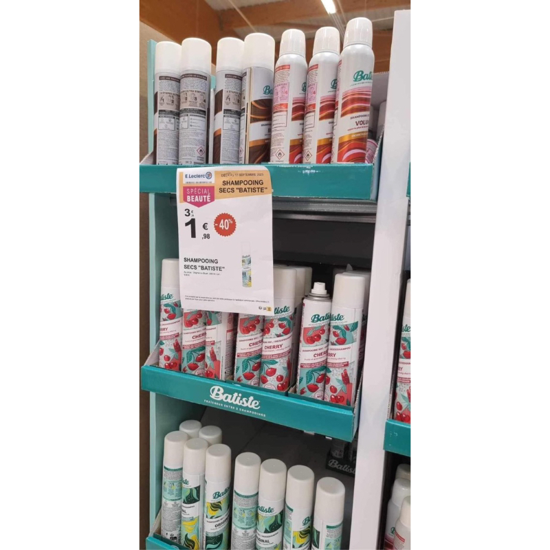 Dầu gội khô Dry shampoo Batiste các màu