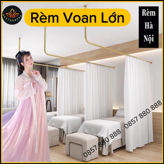 [ Rèm Voan Spa Size Lớn] Rèm voan spa, rèm cửa spa, Rèm giường spa,Rèm voan mềm mại
