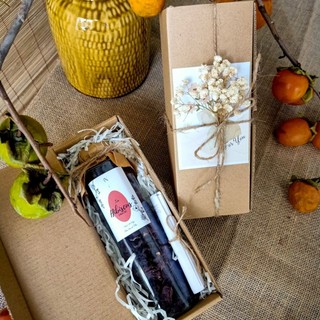 Hộp quà 1 lọ trà hibiscus | atiso đỏ 350ml