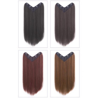 TÓC GIẢ KẸP 6 PHÍM THẲNG CAO CẤP