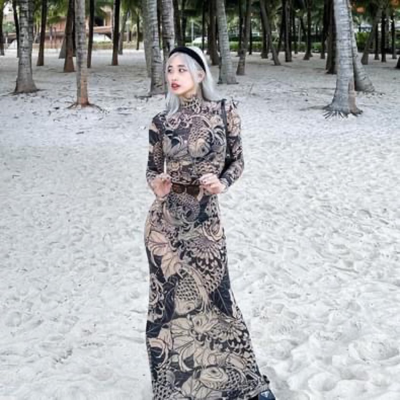 Pass váy tattoo dress DUC Studio