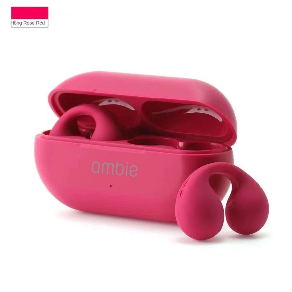 Tai Nghe Bluetooth TWS 2023 Ambie Truyền Âm Qua Xương Tai Không Dây