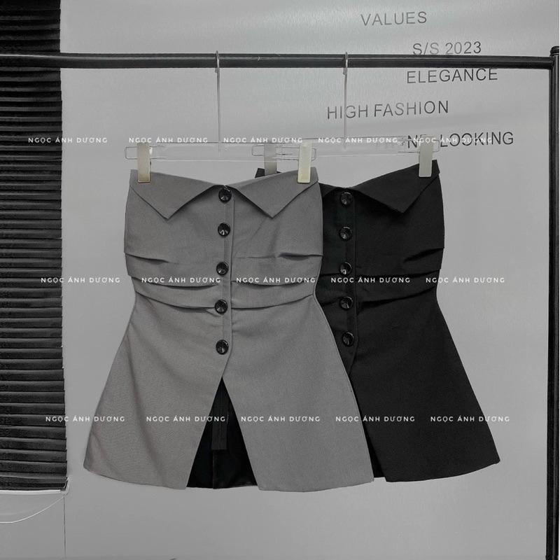 🌸 ÁO ỐNG CÚP PHỐI NÚT 60-90kg  🩼 Bigsize Rin Heo