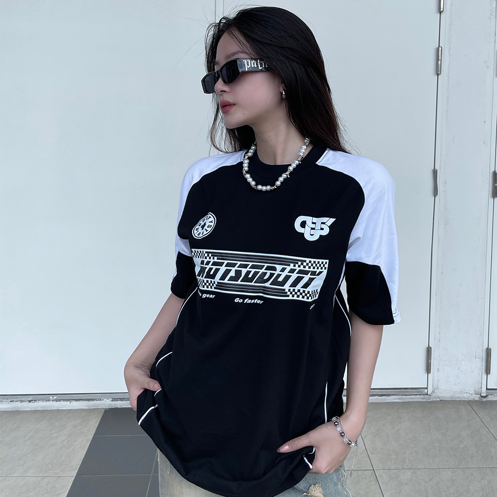 Áo Thun DUSTY STUDIO Blockcore Unisex Nam/Nữ Nhiều Màu Cổ Tròn Brand Chính Hãng