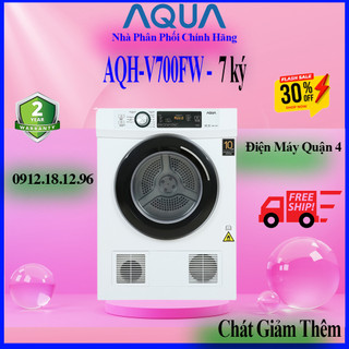 Máy sấy thông hơi aqua 7 kg aqh-v700fw / aqh-v700f.w