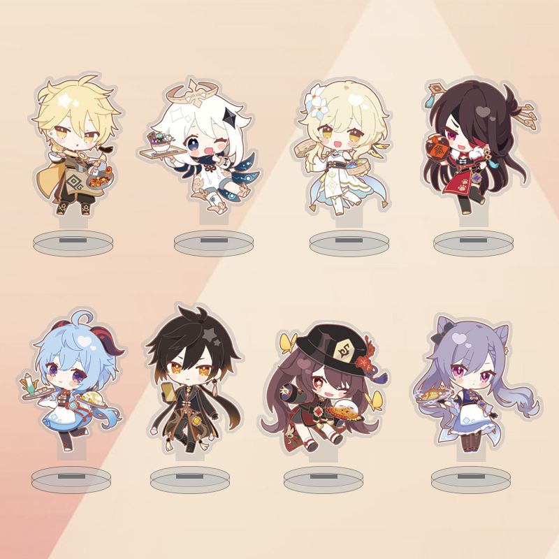 Standee/móc khóa Genshin Impact theme nhà hàng Liyue