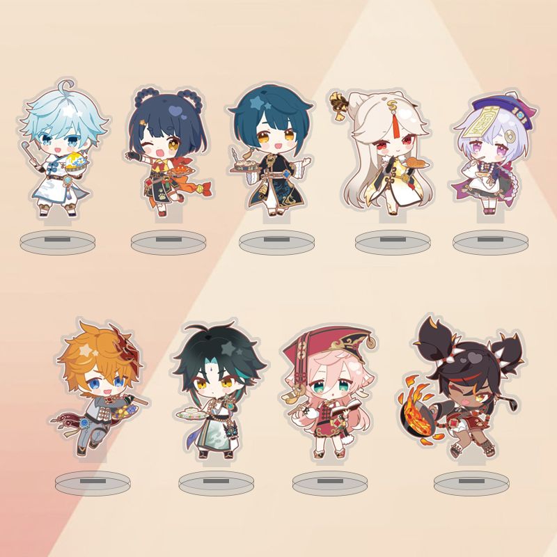 Standee/móc khóa Genshin Impact theme nhà hàng Liyue