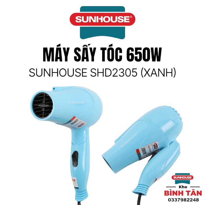 MÁY SẤY TÓC SUNHOUSE SHD2305 - Sấy tóc siêu nhanh, bảo hành chính hãng 1 năm