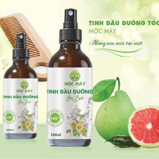 Tinh dầu hoa bưởi Mộc Mây kích thích mọc tóc, giảm rụng tóc, giảm khô, ống mượt tóc, nuôi dưỡng tóc