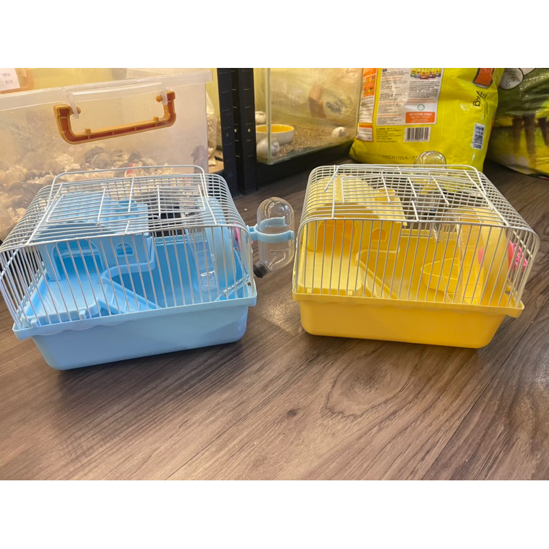 Lồng Đơn cho Hamster full phụ kiện kèm nhà tắm và dây mài răng xinh xắn .