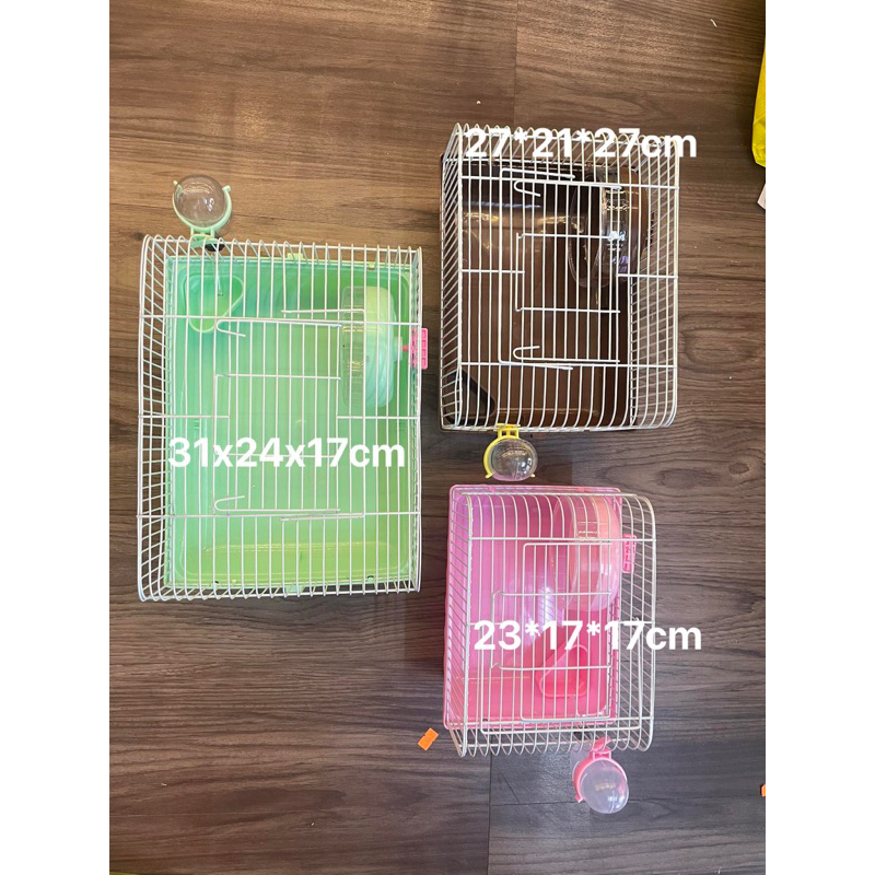 Lồng Đơn cho Hamster full phụ kiện kèm nhà tắm và dây mài răng xinh xắn .