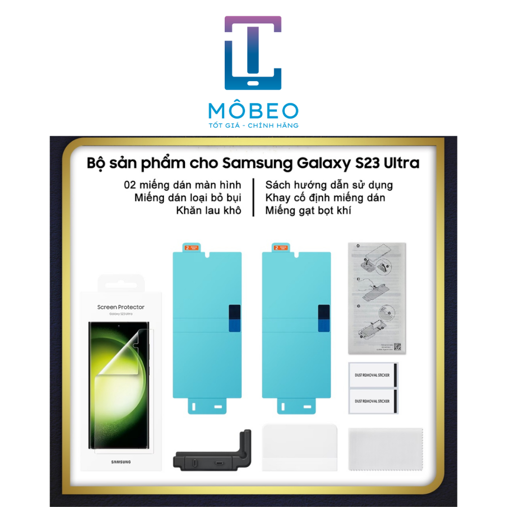 Miếng Dán Màn Hình SamSung Galaxy S23 Ultra/ Plus/... Chính Hãng - New Box