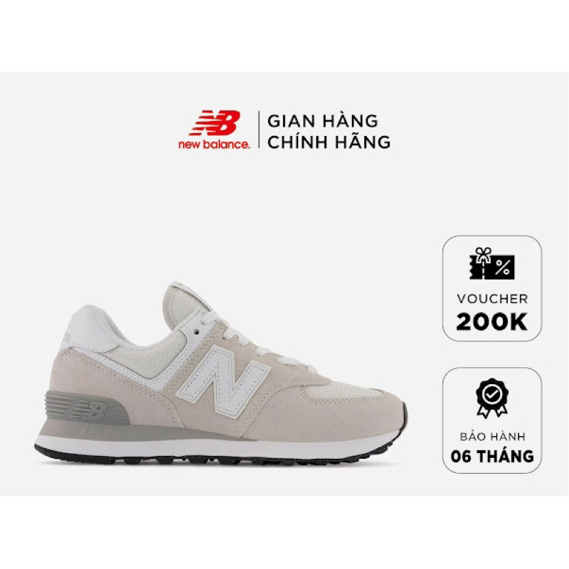 Giày New Balance 574 Core White White ML574EVW Men FREE SHIP