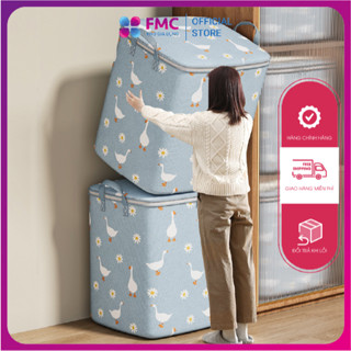 Túi Đựng Chăn Màn Quần Áo Cỡ Lớn 100L - 220L (Chống Thấm) . Túi Đựng Quần Áo Gối Mền Cỡ Lớn Có Khoá Kéo