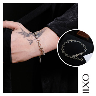 Vòng tay, lắc tay plus chain - bạc - unisex nam nữ - iixo studio