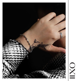 Vòng tay, lắc tay - bạc- unisex nam nữ - iixo studio