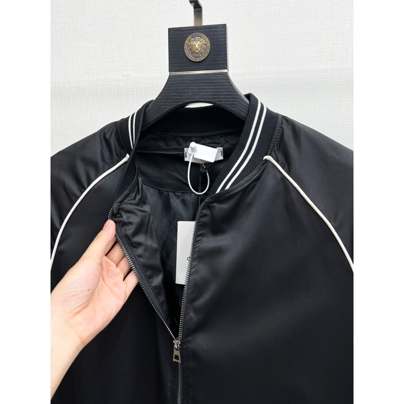 Áo khoác nam Xe Li Ne Chữ Thêu cực đẹp - Áo bomber đôi nam nữ đơn giản