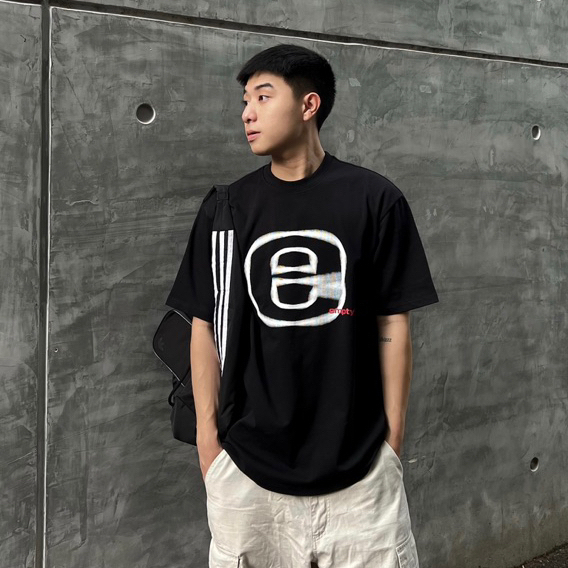 Áo Thun Nam Ngắn Tay In Hoạ Tiết | EMPTY Blurred T-shirt