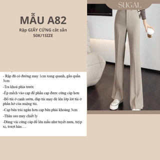 RẬP GIẤY CỨNG CẮT SẴN QUẦN LOE A82