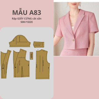 Rập giấy cứng cắt sẵn áo a83