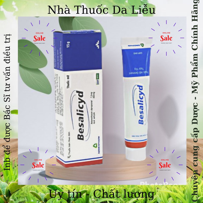 Besalicyd Cream - Kem Bôi Giảm Ngứa Khô Da Viêm Da Cơ Địa Chàm Mày Đay
