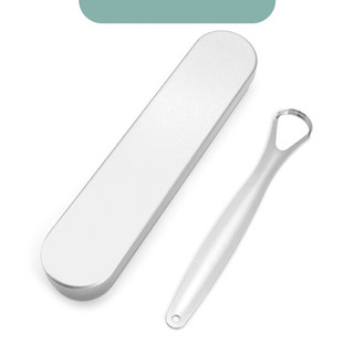 Cạo lưỡi inox 410 cao cấp có hộp vệ sinh an toàn cho miệng để loại bỏ hơi thở có mùi