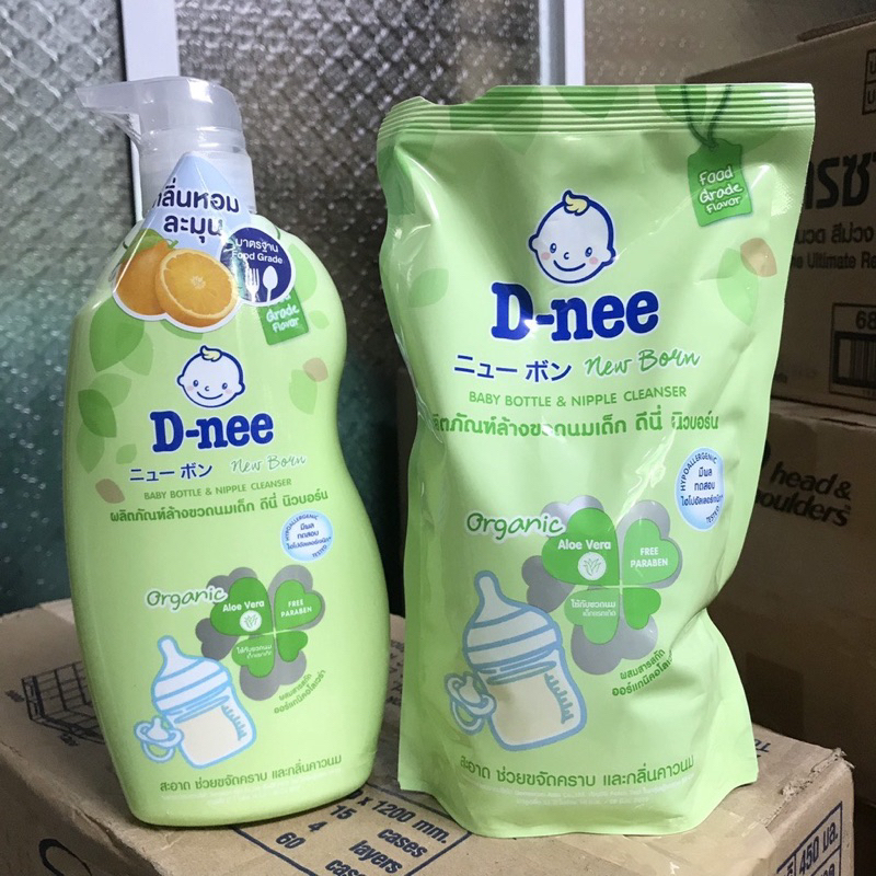 Sữa tắm gội toàn thân Dnee cho bé từ 0 tuổi 380ml m. dnee trong dnee hình thú , súc bình sữa chai và túi chính hãng Thái