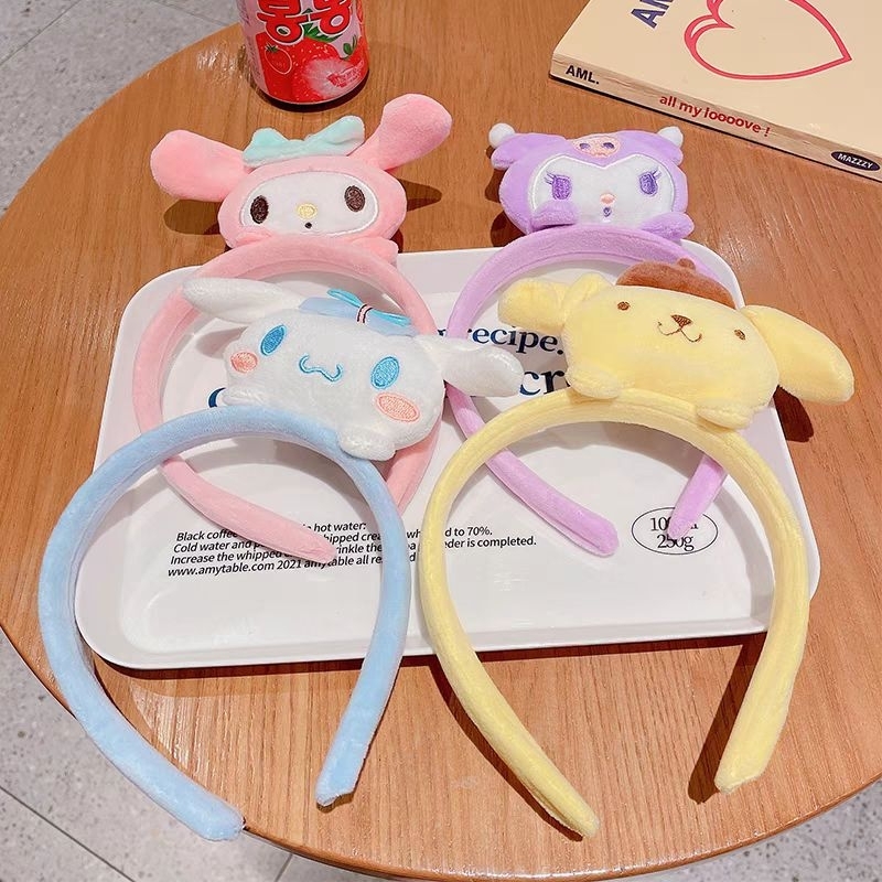 Cài Tóc - Bờm Tóc Nhân Vật Hoạt Hình Kuromi - Sanrio - My Melody - Pompompurin Dễ Thương Dành Cho Bé , Cô Nàng Thêm Xinh