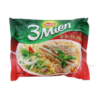 Mì 3 Miền  Mì 3 Miền Chua Cay Thái Gói 75g/ Chua Cay Thái/ Vị Tôm Hùm/Bò Hầm Rau Thơm/ Chua Cay ĐB Gold/sợi phở Gói 65g