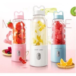 Máy Xay Sinh Tố Cầm Tay Meet Juice - Máy Xay Sinh Tố Cầm Tay Mini Quả Dâu (gd quý nhi)