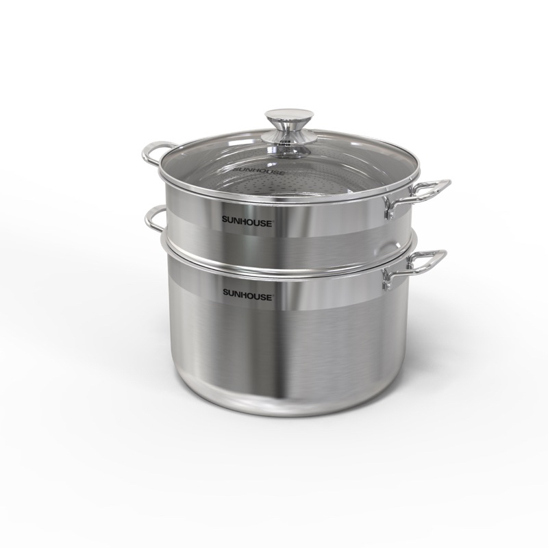 Xửng hấp inox SHG103-28 cm Sunhouse chính hãng