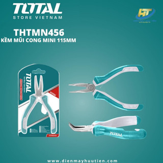 Kềm mũi cong mini 115mm Total THTMN456
