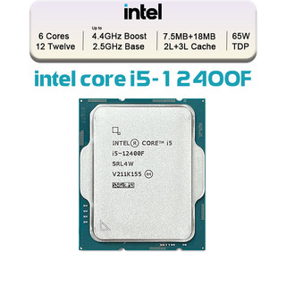 CPU Intel Core I5 12400F / 12400 (LGA 1700, 4.4Ghz, 6 nhân 12 luồng, 18MB Cache, 65W) TRAY