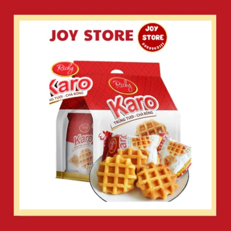 Bánh chà bông tươi Richy Karo gồm 6 bánh