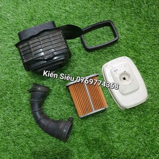 Bộ pô e lọc gió xe cub 78-79- cánh én hàng zin tháo xe