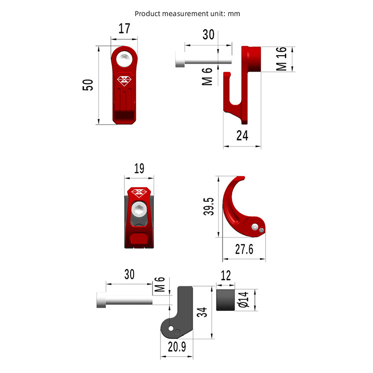 Móc Đồ Spirit Beat L17 và L26 Cho Xe Máy, Xe Đạp Điện