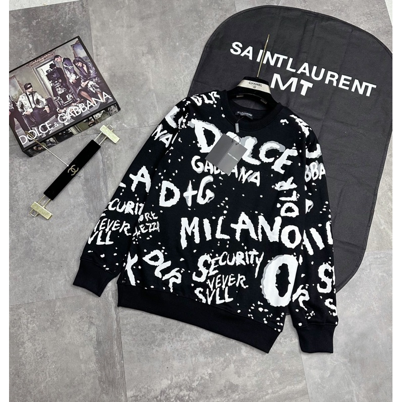 Áo Nỉ Dài Tay in Chữ Cho Nam - Áo Nỉ DG Nam Siêu Đẹp