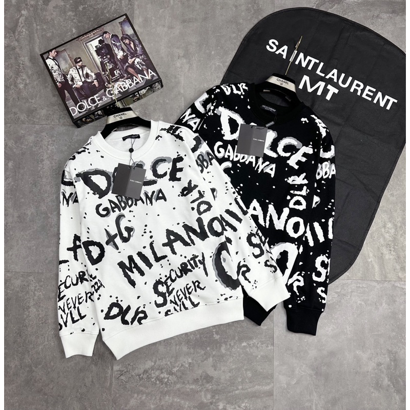 Áo Nỉ Dài Tay in Chữ Cho Nam - Áo Nỉ DG Nam Siêu Đẹp